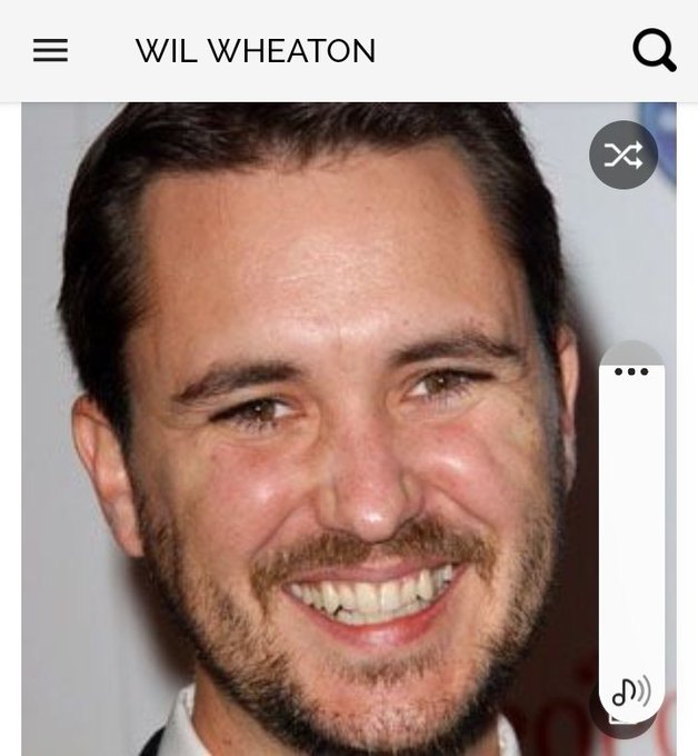 Happy birthday to this great actor.  Happy birthday to Wil Wheaton 