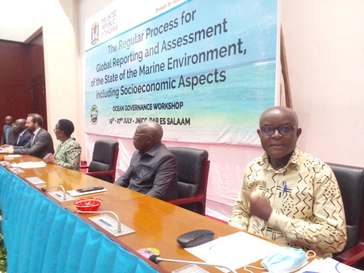 Closing ceremony for The Regular Process for Global Reporting and Assessment of the State of the Marine Environment, including Socioeconomic Aspects Regional workshop on Dar es Salaam, Tanzania, 27 July 2022