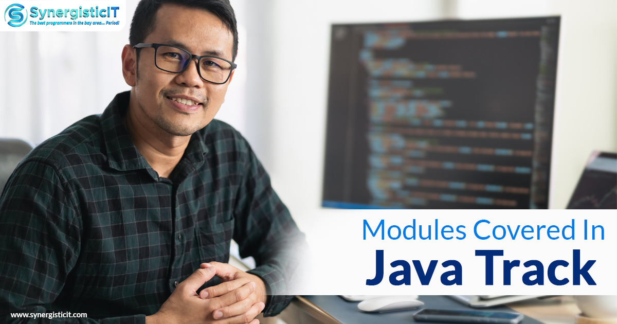 Synergistic_IT's tweet image. Java Track covering modules such as #OOPs, #Multi_threading, #JSP, #Servlets, #JavaScript, #JSON, #SpringBoot, #Hibernate, #AWS, #MERNStack, #DataStructures, Algorithms, etc. To get detailed insights of #JavaTrack, read more: bit.ly/3xOPQJG
#SynergisticIT