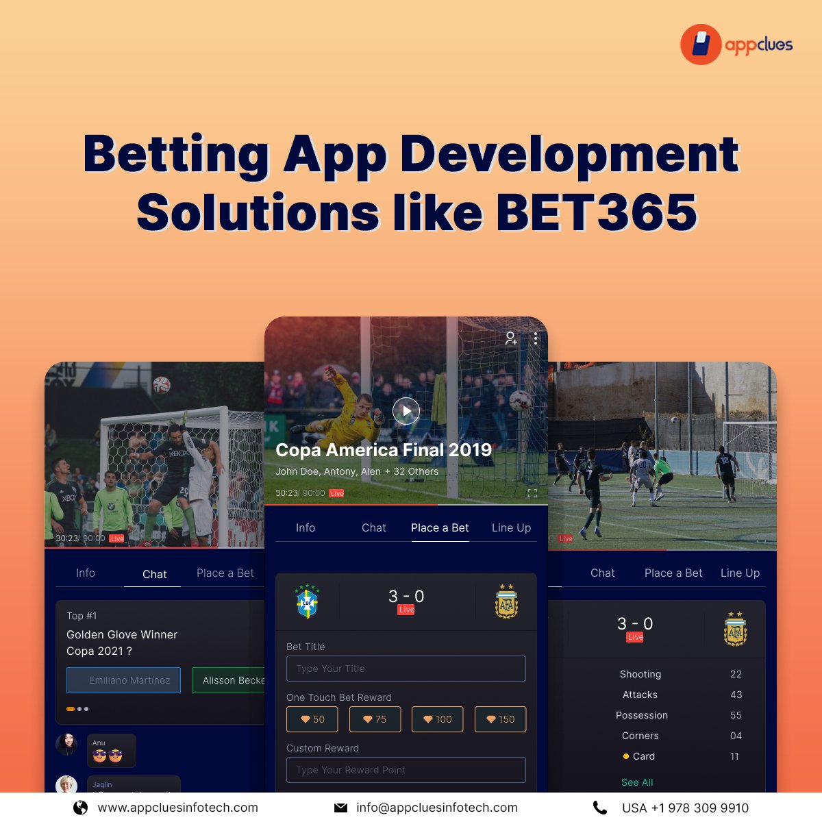 appcluesinfotec's tweet image. Let us build an entertaining #BettingAppDevelopment solution for the millennial generation. @appcluesinfotec has a team of expert betting #appdevelopers who are well versed in the technical knowledge and concept behind #sportsbetting app development.

#SportsBettingAppdevelopment