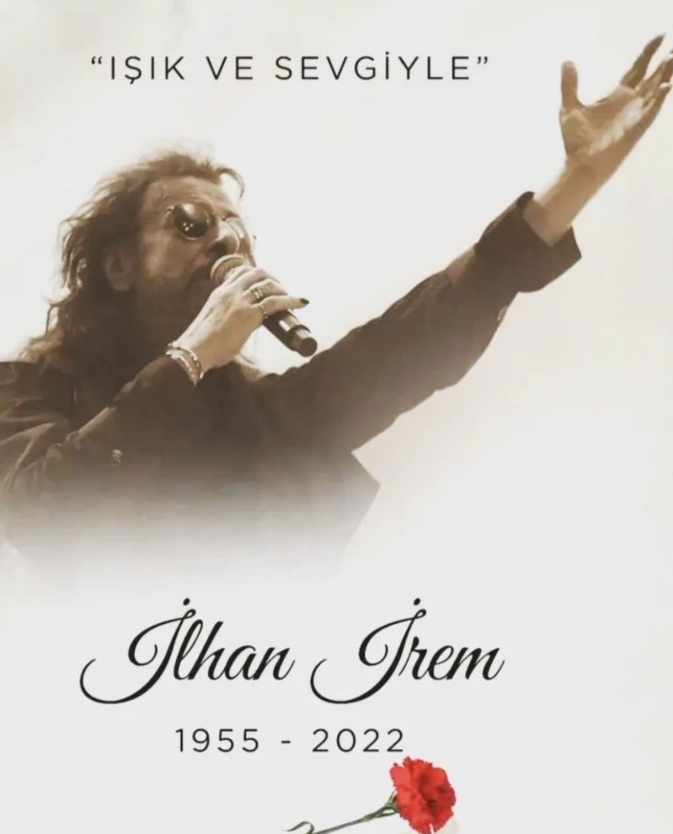 #ilhamirem Bir gençlik Bir çocukluk daha anılarda kaldı bizlere yaşattığın güzellikler için teşekkürler 
Ünlü besteci ve söz yazarı şarkıcı 
İlham İrem hakkın rahmetine kavuşmuştur sevenlerin başı sagolsunmekanı 
cennet olsun 🙏🙏
