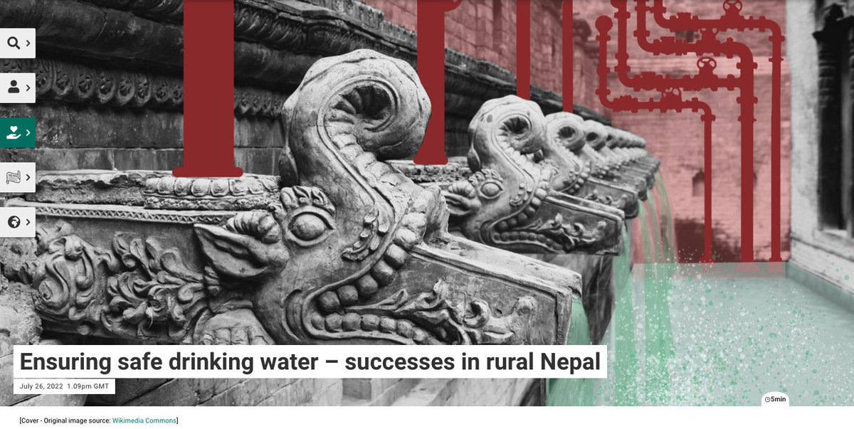 reachwater's tweet photo. Only 16% of households in rural #Nepal have access to #SafelyManaged #water. What can we do about it?
Catch up on our partnership with @Sandec_Eawag, in this piece on @waterscipol!
👓 Read: https://t.co/ppMJ3SvcVG
🔊 Listen: https://t.co/zxQvTfMUp7
#RiskBased #WaterQuality https://t.co/ETZntme4ZO
