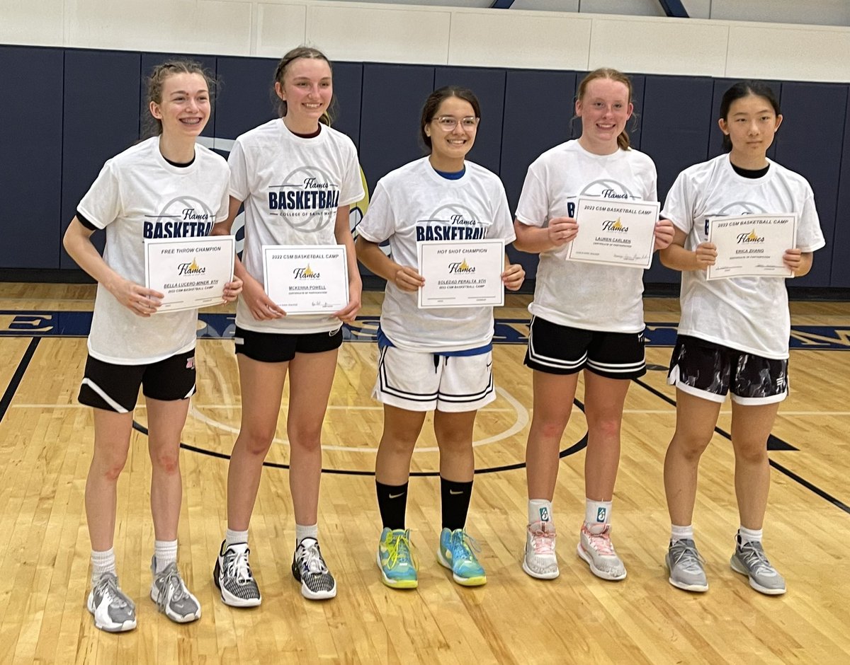 UbuntuNe's tweet photo. Great to see Made In Summer &amp; Camp for a Cause MVP Mckenna attending @CSMFlamesWBB camp this week.  She took advantage of an opportunity to get better.  

@RaiseTheAnchor is getting a great multi-sport scholar and a better person. 

Thanks @CoachKLWalk, for a great experience. https://t.co/xxTewf9ej9