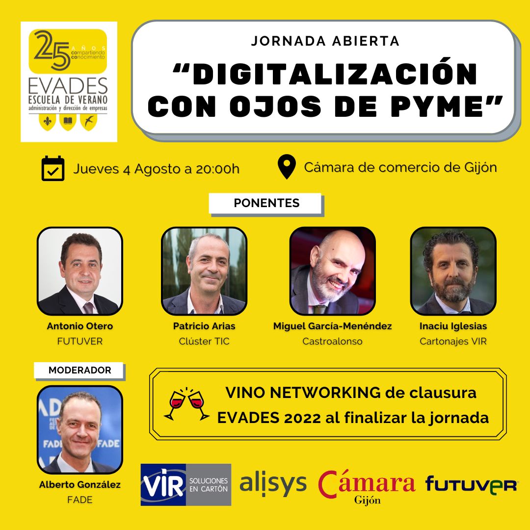 Pues ya sólo  quedan plazas en estos 3 talleres <a href="/EVADES1/">EVADES</a> de tardes de última semana en la 25 ESCUELA DE VERANO evades.org antes del evento de clausura en <a href="/CamaraGijon/">Cámara de Comercio de Gijón</a> del jueves 4 agosto  con @FADE_COMUNICA <a href="/CRASTURIAS/">Caja Rural Asturias</a> a 20h #formacion elige el tuyo #changemakers