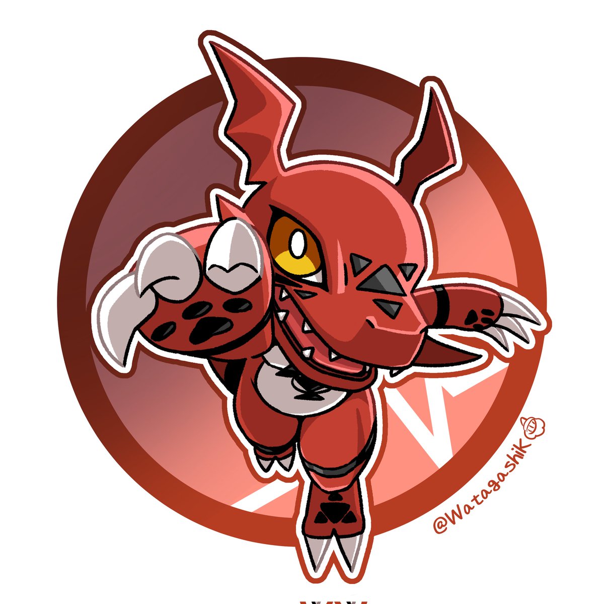 ギルモン#デジモン #Digimon 」|ワタガシKのイラスト ギルモン#デジモン #Digimon 」|ワタガシKのイラスト