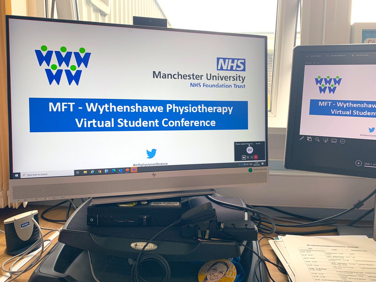petchphysio's tweet photo. Brilliant talks today as part of our third virtual student conference with our students from @MMUPhysio π€©βοΈππΌ really enjoyed it this morning! #mftphysioconference @MFT_CSSAHPs https://t.co/i89Jm0ofBN