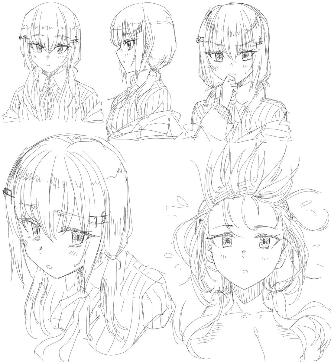 顔を可愛く描けるようになりたいから練習するぞ! 22 