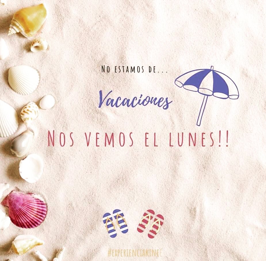 Nos queda poquito pero todavía NO estamos de vacaciones, os esperamos esta próxima semana el lunes, martes y miércoles, apurando al máximo para que os vayáis en plena forma!! #fisioterapia #osteopatia #ecografia #suelopelvico #embarazo #nutricion #experienciakineé #uvitoria