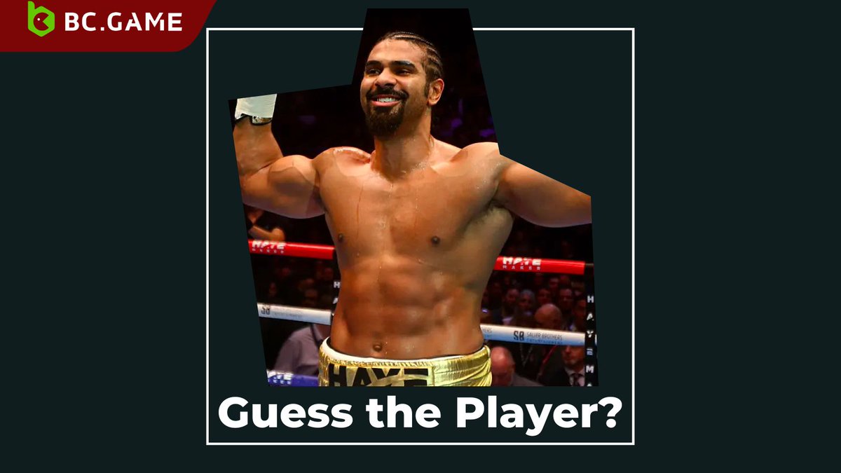 &#128226;Who is the Player? 

Boxer&#128521; 

✅Start Playing: 


