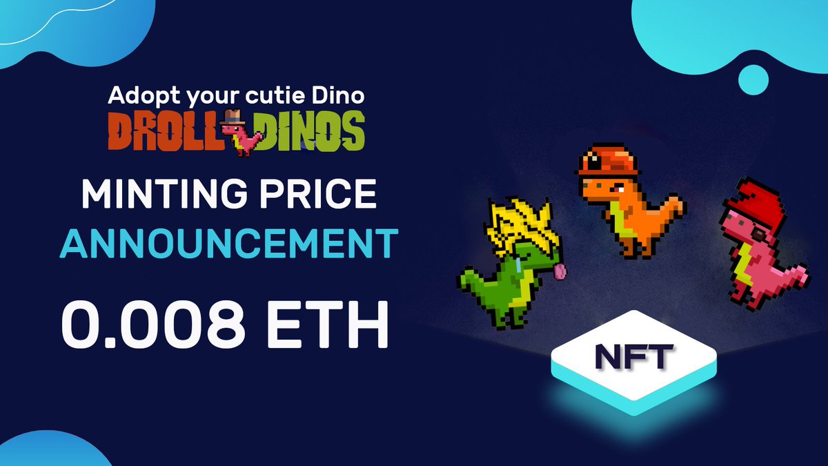 DrollDinos - MINT IS LIVE tweet media