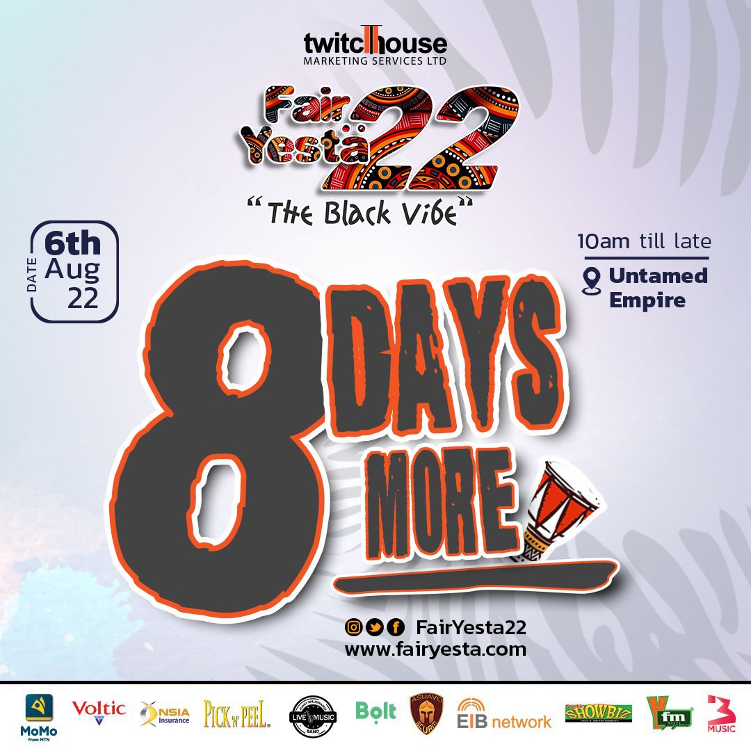 8 days to go. The Countdown is real. Are you ready?

#FairYesta22