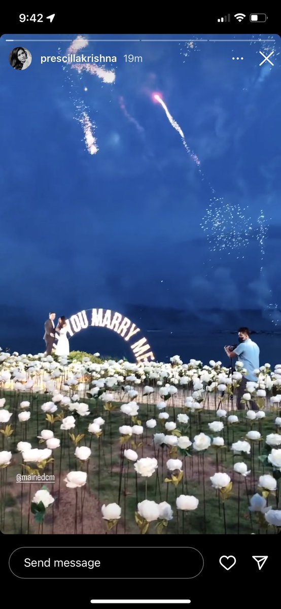 Girl! Masaya ako para sayo. Kung talagang masaya ka sa piling niya, walang makakaalis nun. Congratulations! <a href="/mainedcm/">Maine Mendoza</a> ❤️

Also, Arjo sure did pull off a great proposal!
