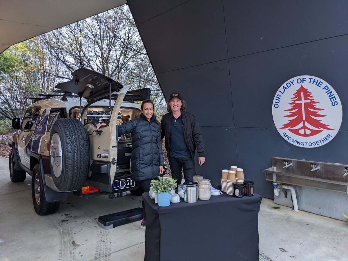 Thanks to Andrew and Jasmine from the @littlesugarvan for serving up a hot drinks storm at Eastern eLearning conference. We saw some very happy teachers which put them in the right frame of mind to learn at our conference. Cheers 🤗!