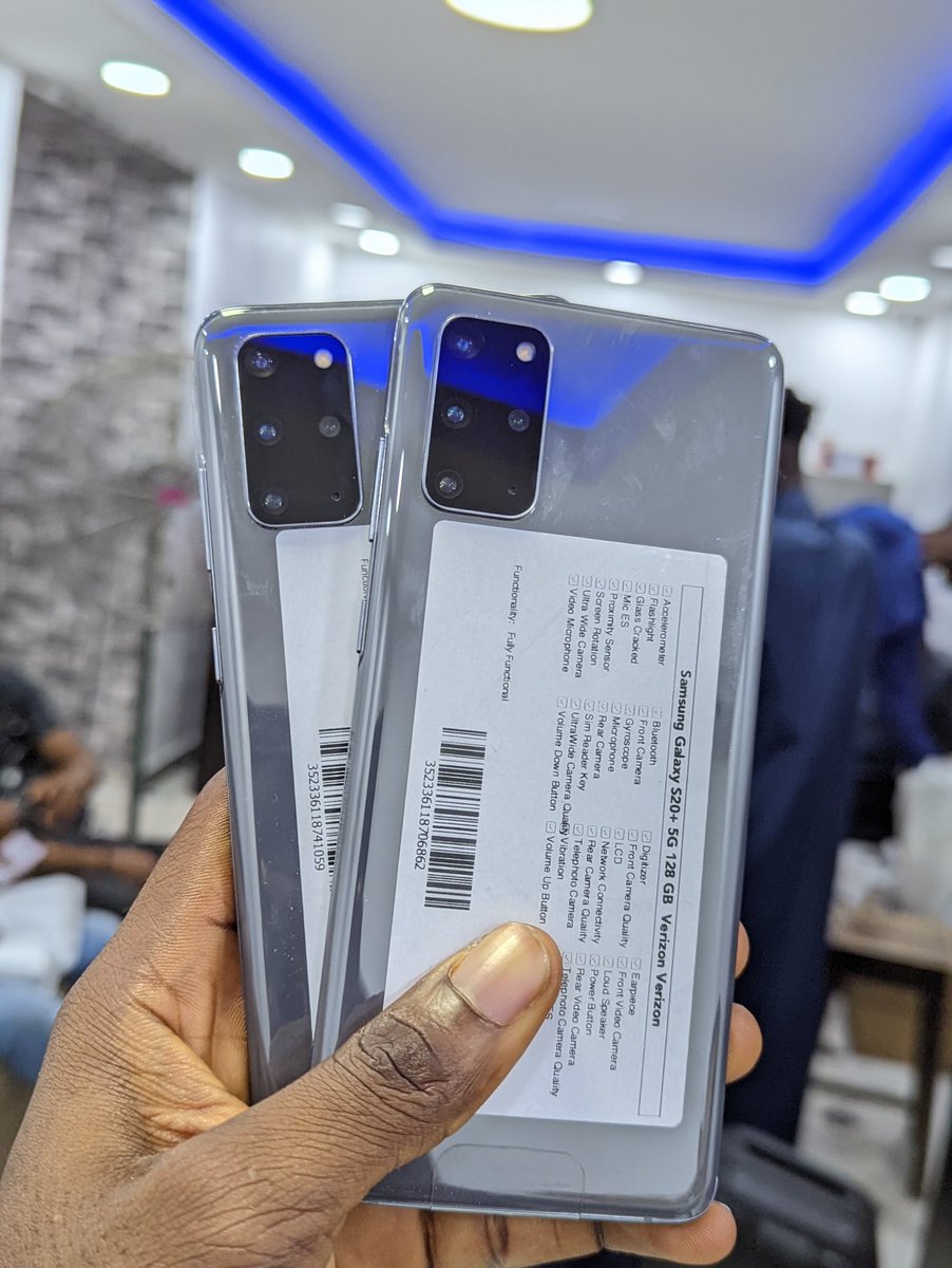 DRealRaytech's tweet photo. 🇺🇸S20+ 128gb | Single Sim | *270k*
____________
Send a DM to place an order
Our digital store is Available 24/7
Or 📲 call/WhatsApp; 09059043632
#Samsung #RAYTECH🔌 https://t.co/VtQrtg1Qhc