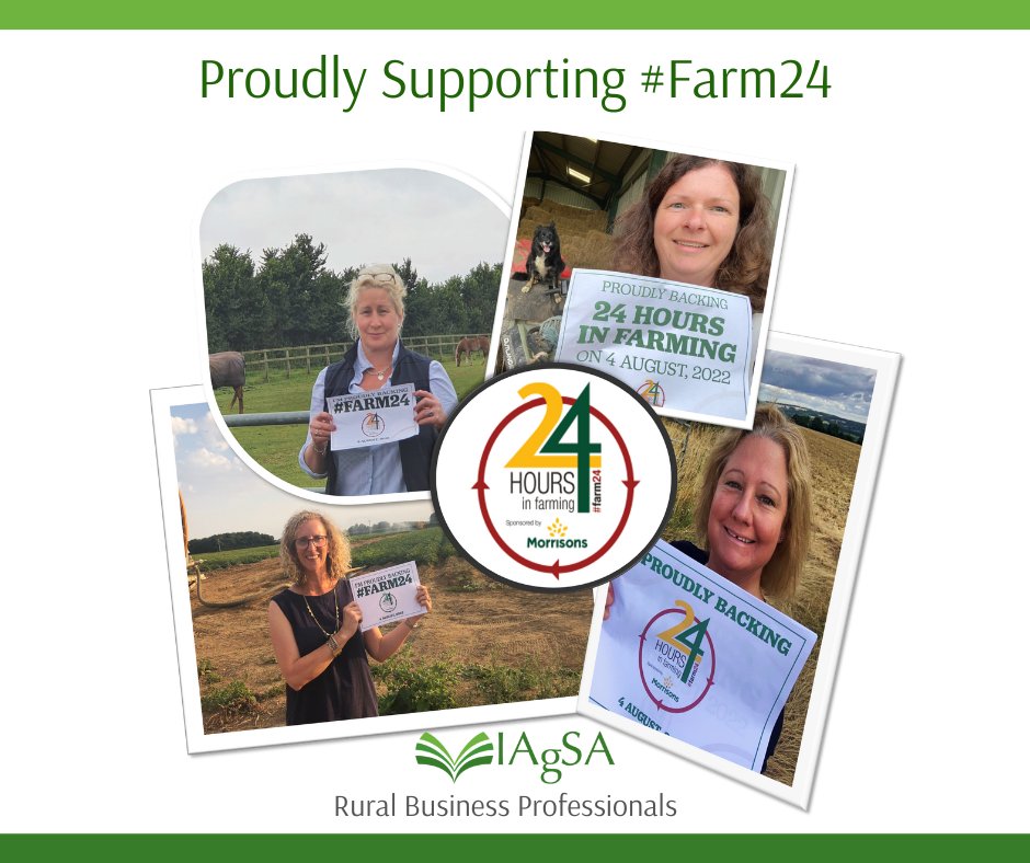 IAgSA_UK's tweet photo. Join @allanshawsfarm @HKStevenson123 @EmmaLouisPowell 4th Aug to celebrate your role as #RuralBusinessAdministrator #FarmSecretary as an integral part of #BritishFarming.  Let's be proud to be a part of 24 hours in farming 🥦🌽🥕🥚🌱🐄🐑🐖 #Farm24 @FarmersGuardian @Morrisons https://t.co/EoNqYoKJx6