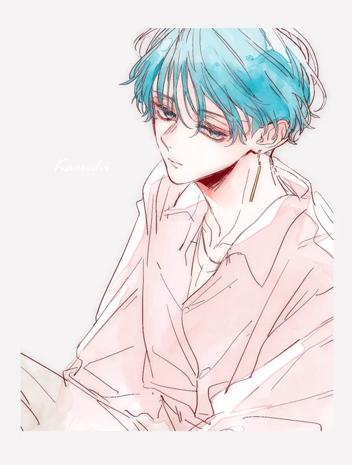 かめみずとら()ちゃんの奏人先輩をみてください息抜きに描いてくれたそうですありがとう…ありがとう… 
