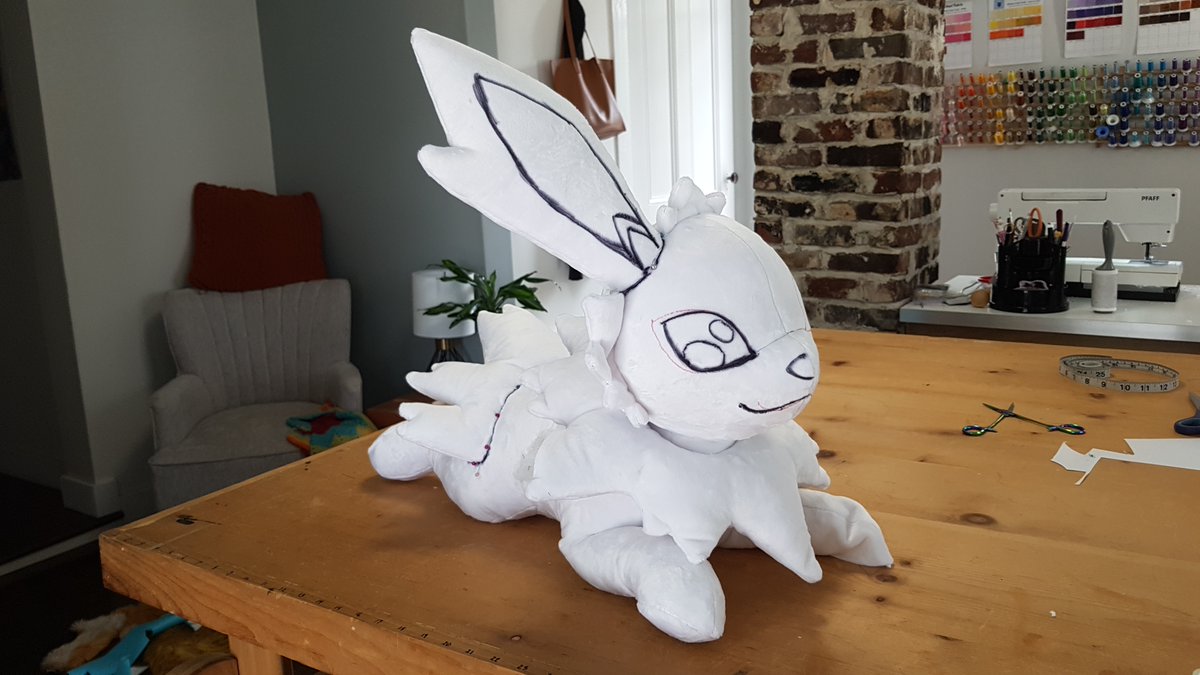 plushiluv's tweet image. Here&apos;s a handful of photos from the project journal. There&apos;s been talk about manufactured plushies being passed off as handmade, so uhh I guess this is a reminder that everything from me is 100% handmade in-house!