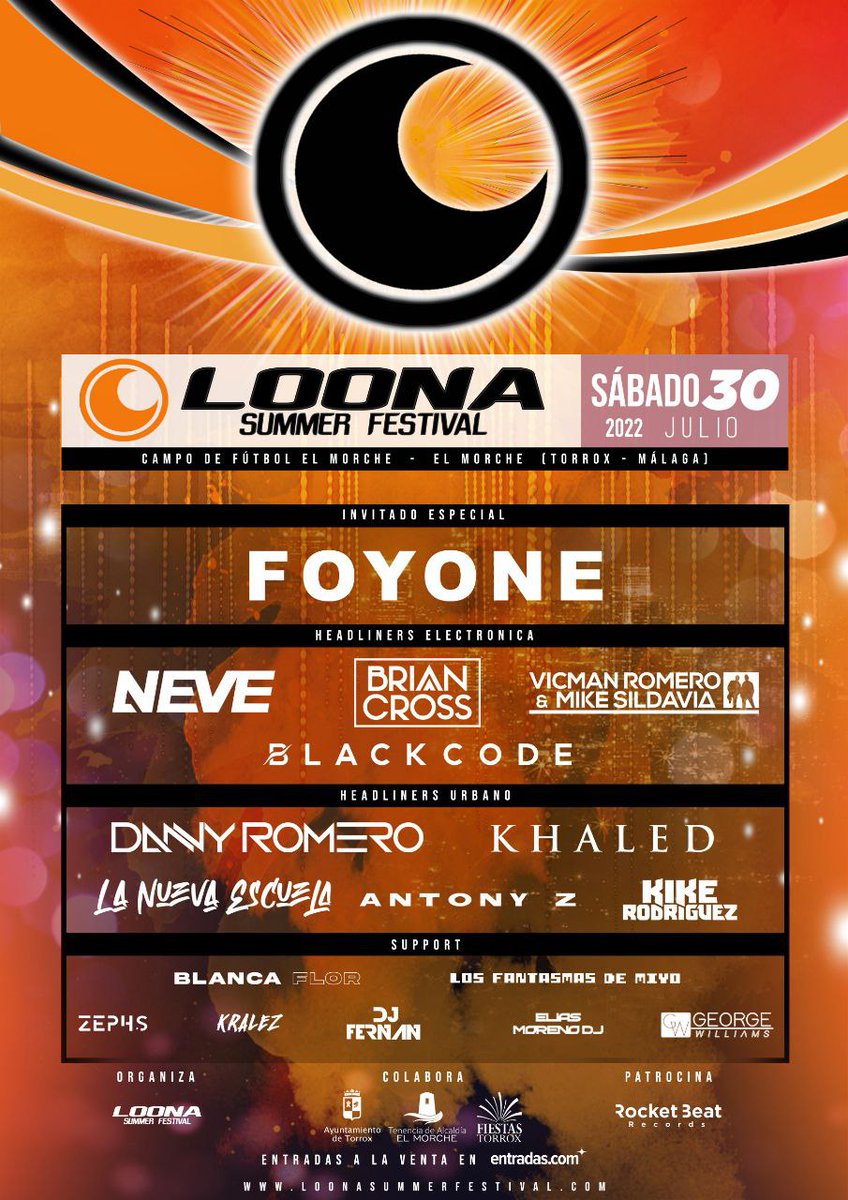 Este sábado 12 horas con los principales artistas de música electrónica, rap, reggaetón y trap en el XIV #LoonaSummerFestival. Hablamos con Miguel Ángel Rico (Miguelón Dj).

Entrevista completa 🔊 [bit.ly/3BrlLSA]

#Torrox #TorroxCosta #ElMorche #LoonaSummerFest2022