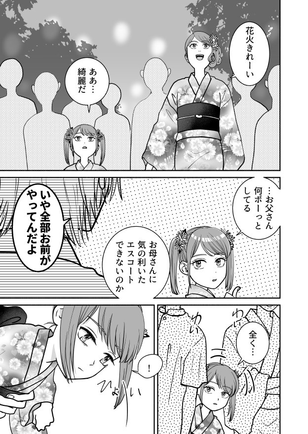 娘にエスコート術を習う父

#漫画が読めるハッシュタグ  #創作漫画 