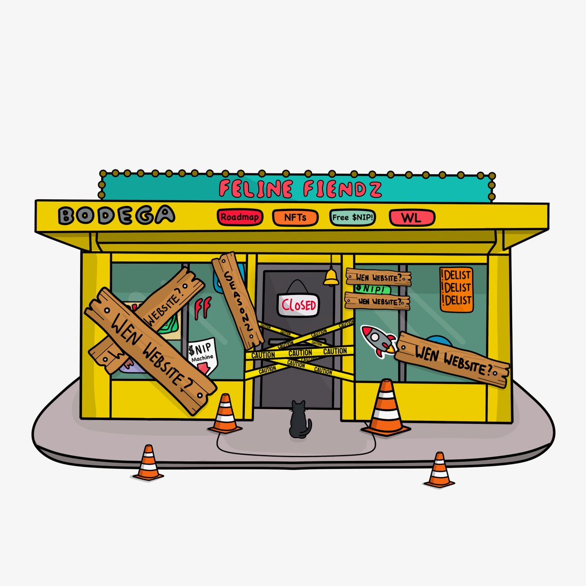 2 major updates from <a href="/chulo_chris_/">Chulo 🌼</a> at the <a href="/FelineFiendz/">Fiendz</a> town hall last night.

😼 Designer for #FIENDZ apparel signed !
😼 Website confirmed for $NIP collection &amp; the new <a href="/FiendzBodega/">Fiendz Bodega</a> with Web3 function integrated down the line.

#FIENDZTAKEOVER