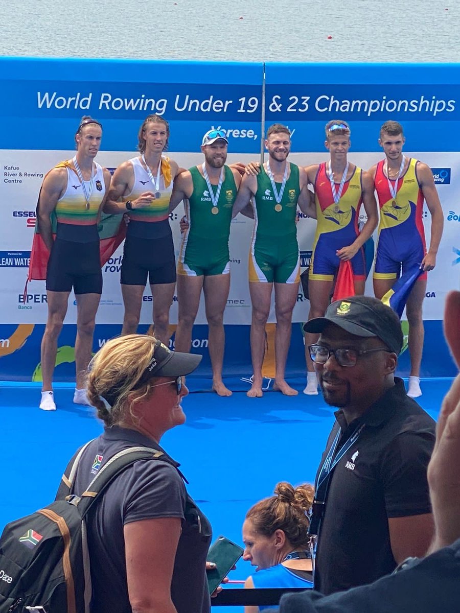 KingEdVIISchool's tweet photo. Sometimes a picture speaks 1000 words.  Congratulations Chris Baxter (Class of 2018) and Damien Bonhague Koen(Class of 2018 ) on winning the final of the U23 World Championships and breaking the world record today.  
#redrowing https://t.co/FlLgjk4Yeq