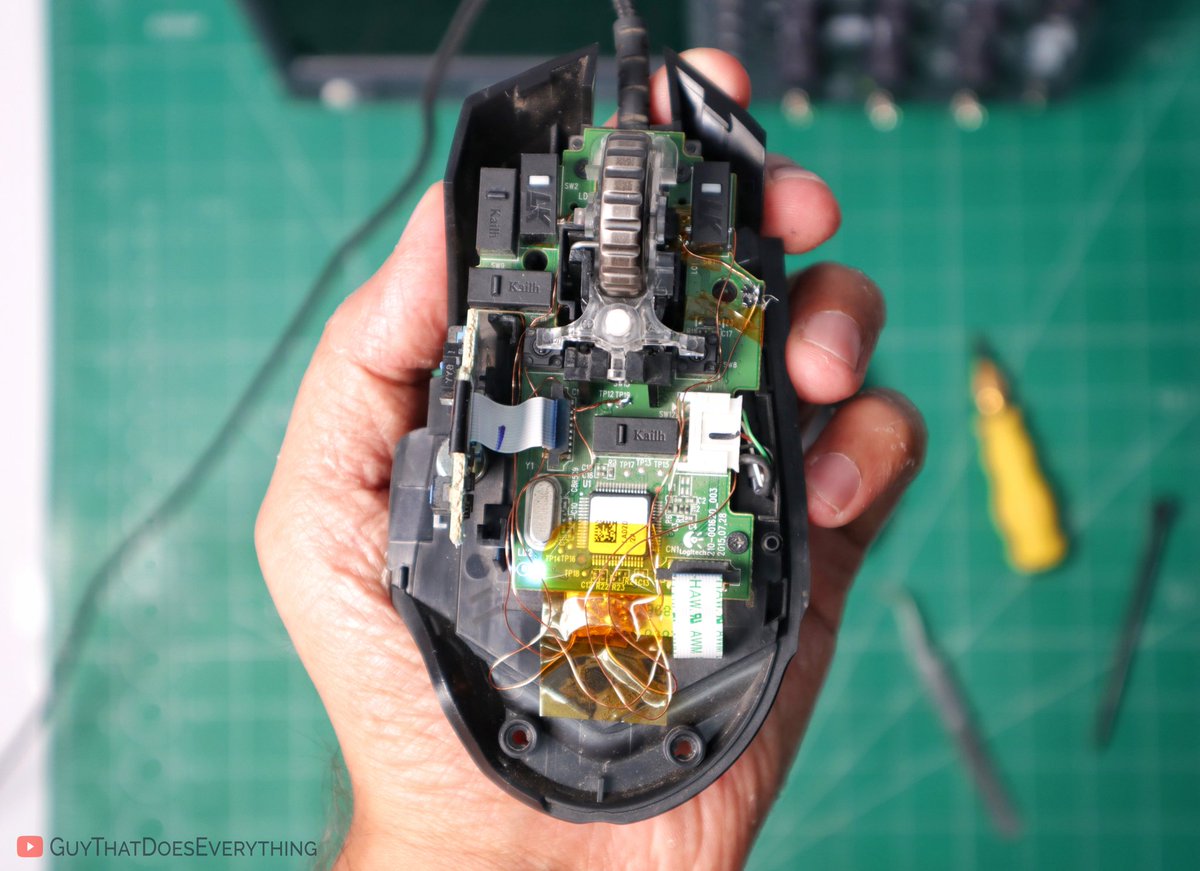 ArsalanYT's tweet photo. Hey @LogitechG, So I just finished a fun little project of modding G502 with Optical Switches because this is the 3rd one that started double-clicking on me. So is there any chance that you guys will bring another revision of G502 with Optical Switches? 🤔 https://t.co/dg2MxLmj8y