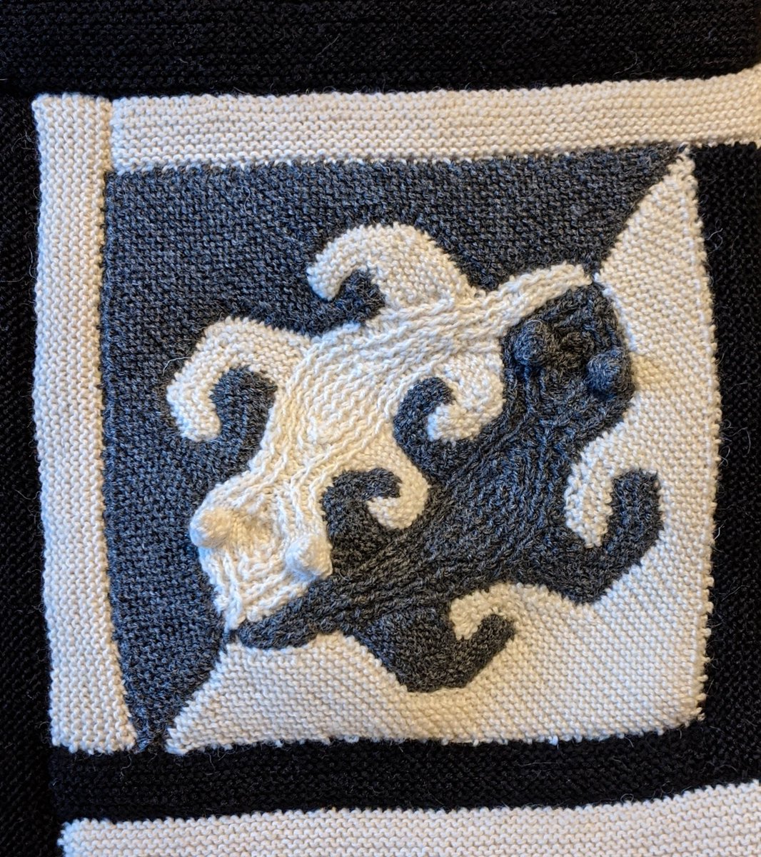Escher inspired pillow
Knitted 2019
#knitting #knittingtwitter #knittedtoys #knittingtoys #knittoys