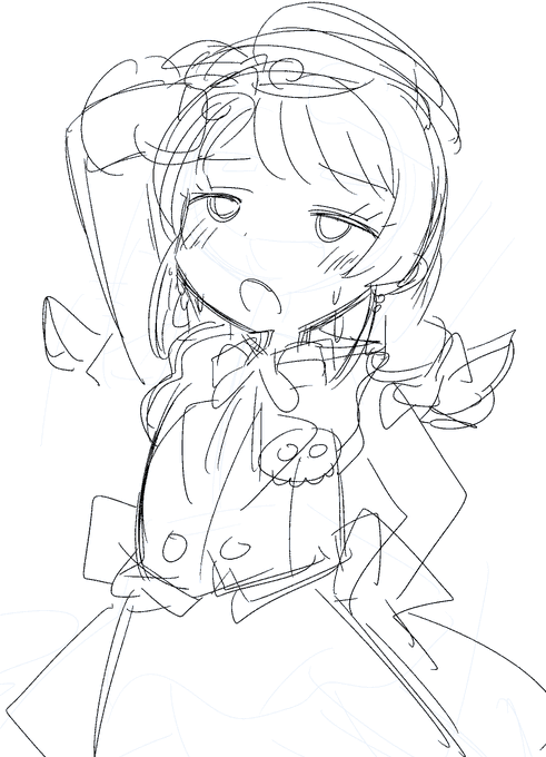 (もっとぜぇハァしてる感じに描きたいとか悩んでるうちに時間とけるんだわ… 