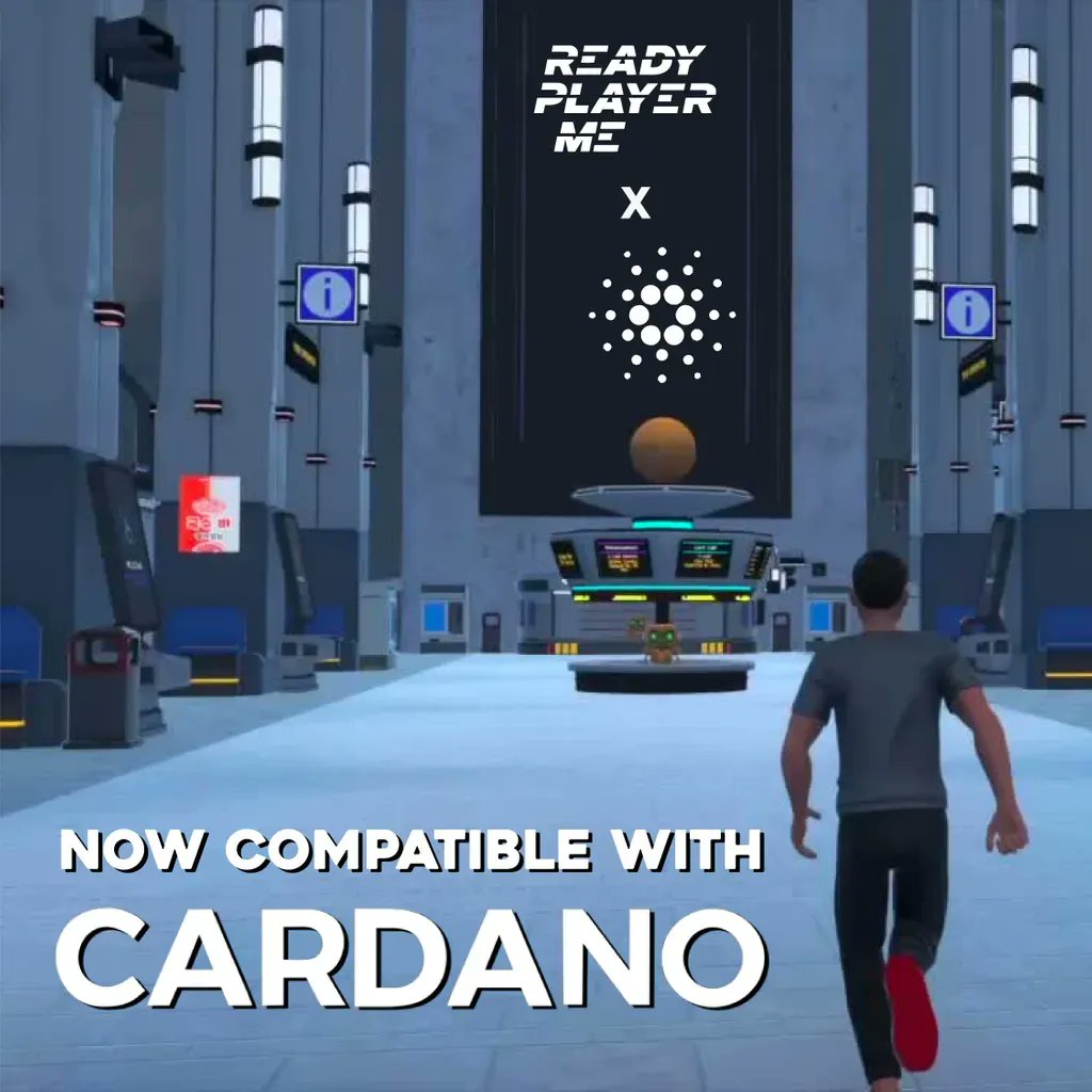 readyplayerme's tweet image. Cardano now compatible with Ready Player Me 😎 @Pavia_io announcement coming soon! #readyplayerme #3davatars #cardano