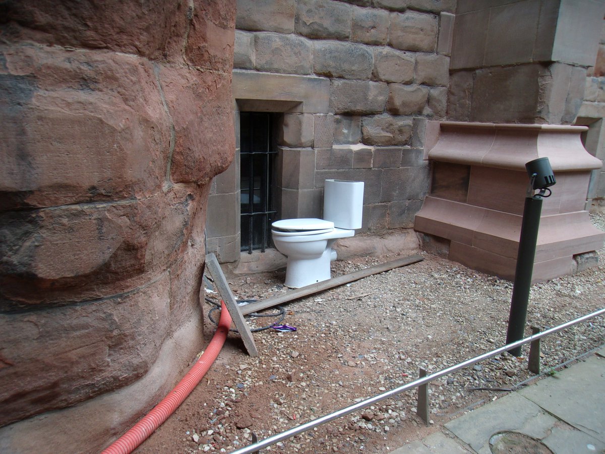 There have been complaints about the quality of the toilets in the newly re-opened Guildhall!