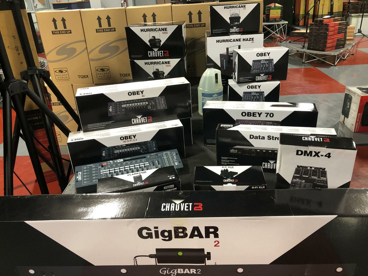 Chauvet DJ and Pro in-stock at SE Systems
#sesystems #videotech #lightproduction #soundtech #musictech