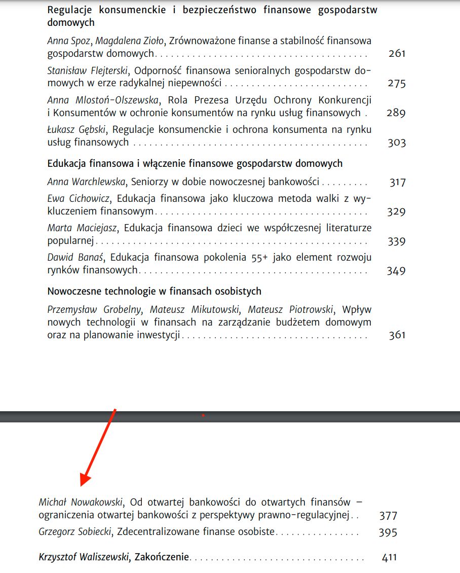 We wrześniu nakładem Polskiej Akademii Nauk i jej Komitetu Nauk o Finansach i pod red. Prof. UEP dr hab. Krzysztofa Waliszewskiego ukaże się książka "Finanse osobiste". Dr Michał Nowakowski, członek Cyber Science, będzie miał tam swój rozdział. Gratulujemy! #publikacje #fintech