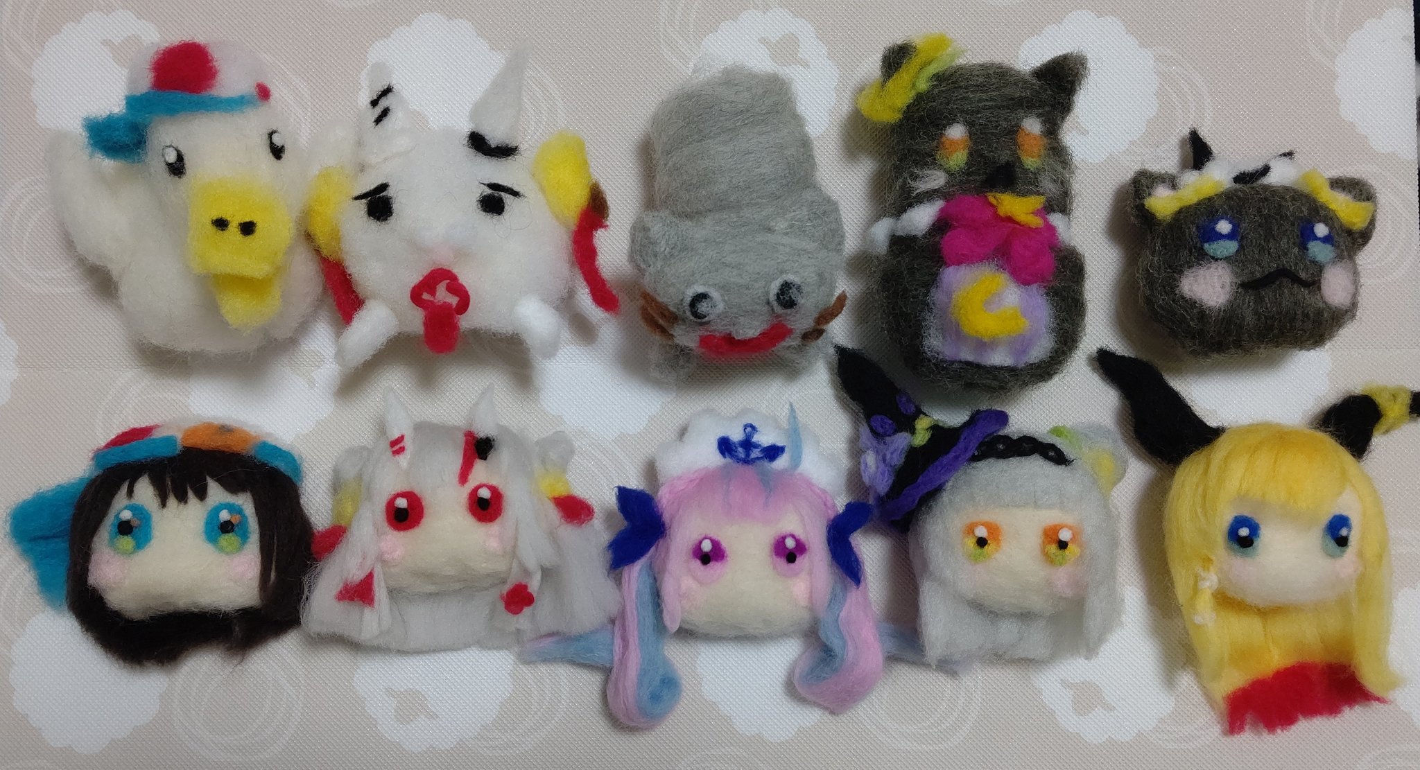 VY2 66 ロロ　ぬいぐるみ　羊毛フェルトさしぐるみ 星のカービィ羊毛フェルト風ぬいぐるみ2 | オンラインクレーン