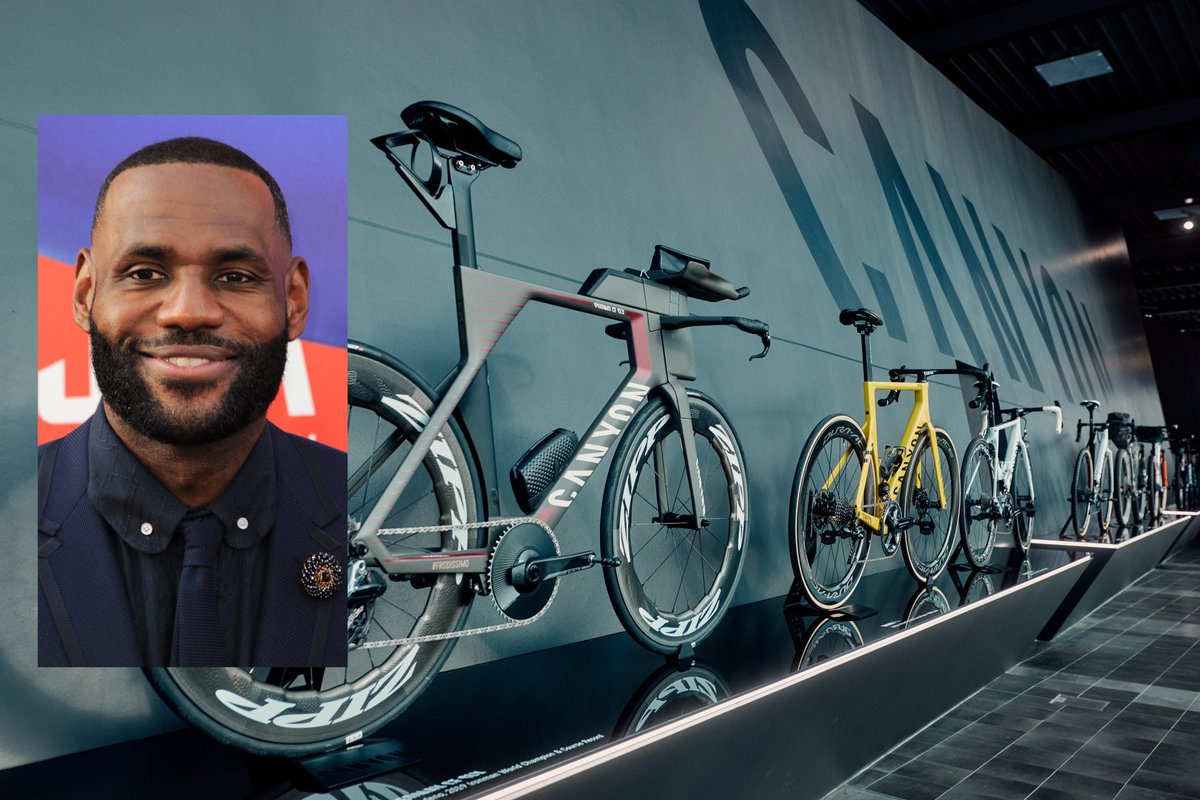 BikeEurope's tweet photo. Welcome to the bicycle industry LeBron James. #canyon  #investments #privateequity #lrmr #scholdings https://t.co/7sXyEHdXGC
