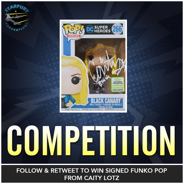 starfuryevents's tweet photo. It is #competition time! We're giving away an @funko of Black Canary signed by the awesome @caitylotz

For a chance to win this item, simply follow us and retweet this post! The winner will be chosen on Sunday
#SaveLegendsOfTomorrow #caitylotz #FunkoPOP #legendsoftomorrow https://t.co/KHpnemwPaI