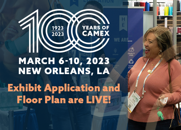 CAMEX100 Exhibit Application and Floor Plan are LIVE!

Exhibitors should have received an email from CAMEX100 Exhibit Space Sales (service@mapyourshow.com) with a personalized link to the online application. If you did not receive this, please check your spam or junk folder.