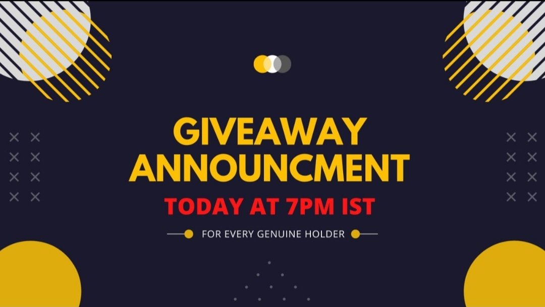ALDRICHOFFICIAI's tweet photo. We Are Happy To Announce The First Giveaway Of Our Token Today At 7pm IST More Rewards Coming Stay Tuned On Our Telegram Link : https://t.co/NzMjdMNHoe https://t.co/sLgw1PCOnl