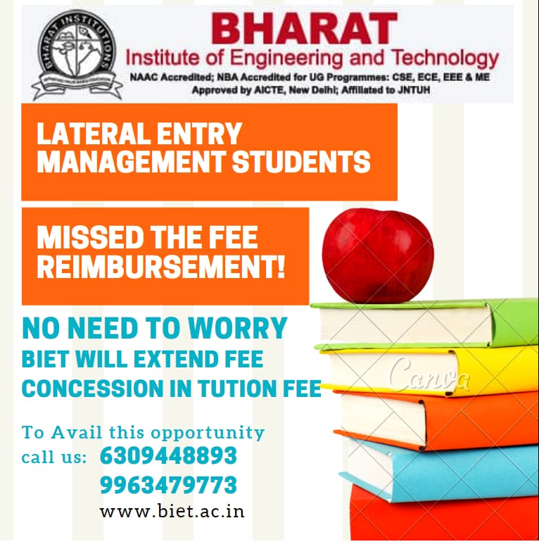 Bharat Institute of Engineering and Technology tweet media