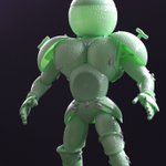 懐かしメロンシャーベットの容器!？で作った人形がクオリティ高い。