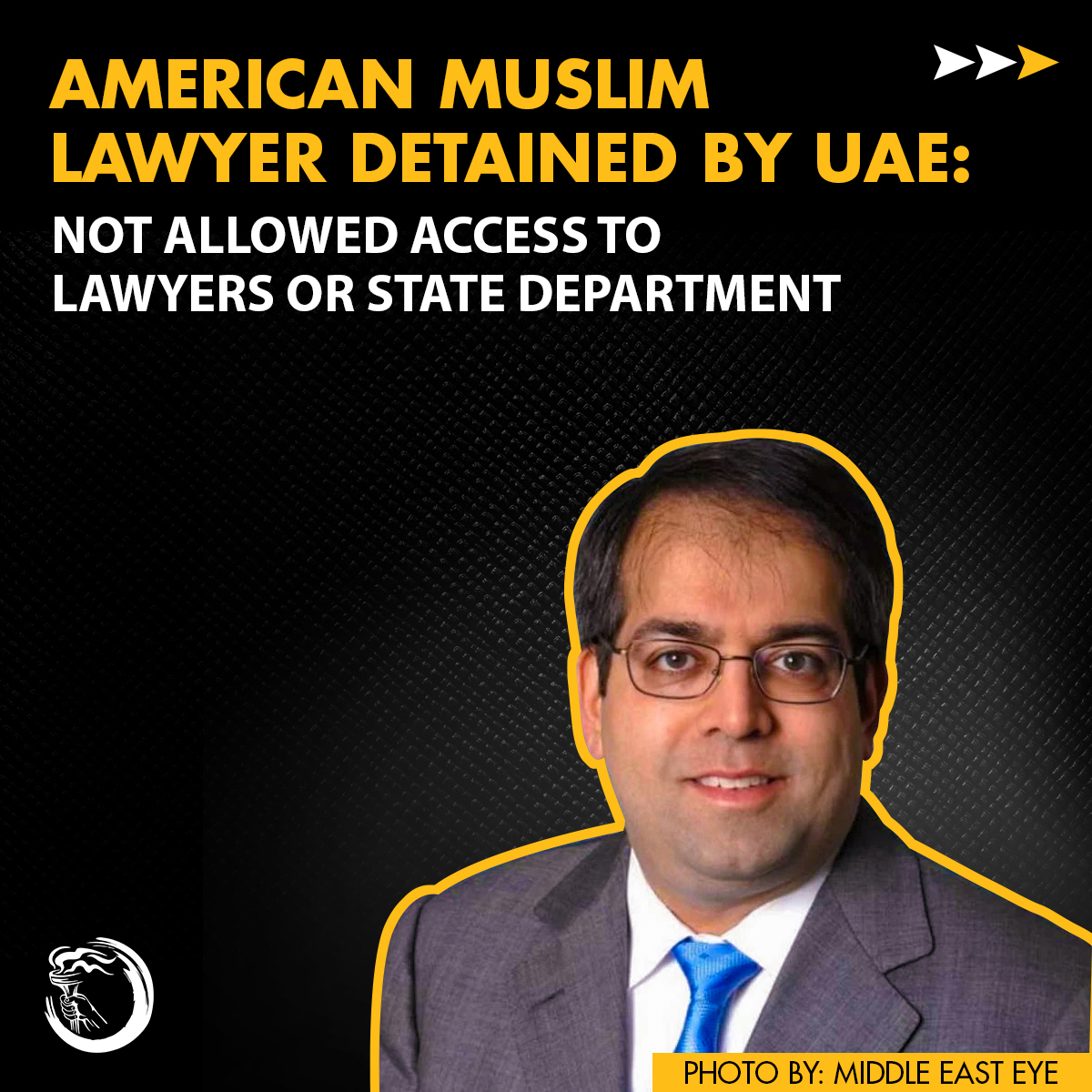 ICNACSJ's tweet photo. Do you know Asim Ghafoor an American Muslim Lawyer was detained by UAE?

#lawyer #uae #abudhabi #taxevasion #USA #USCMO #ICNACSJ #covid19 #virginia #jenniferwexton https://t.co/jSsd5W8sRS