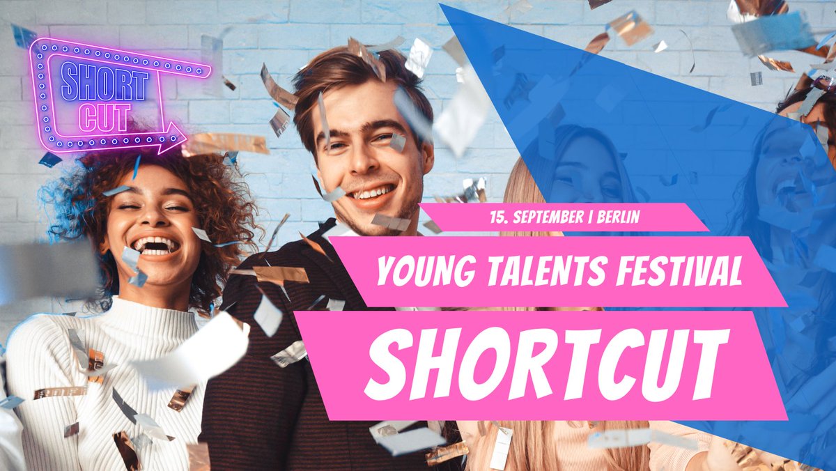 Dir liegt Kreativität im Blut, aber es scheitert oftmals an der Umsetzung? Dann ist das Young Talent Festival SHORTCUT das Richtige für Dich! 

Wann? 15. September 2022 
Wo? Güterbahnhof Von Greifswald in Berlin 
Infos + Tickets: bit.ly/3cSPN7P

#youngtalents #Marketing
