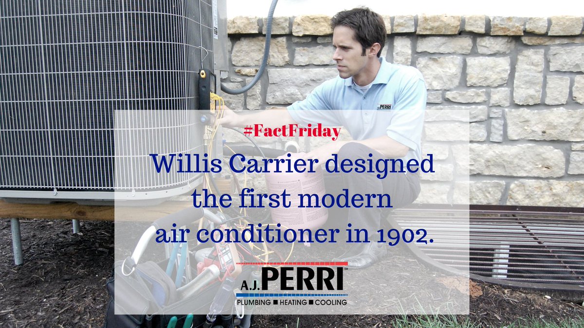 #FactFriday We're beholden to Mr. Carrier for his invention - and the wonderful products his namesake company continues to produce! bit.ly/3mOfgkn