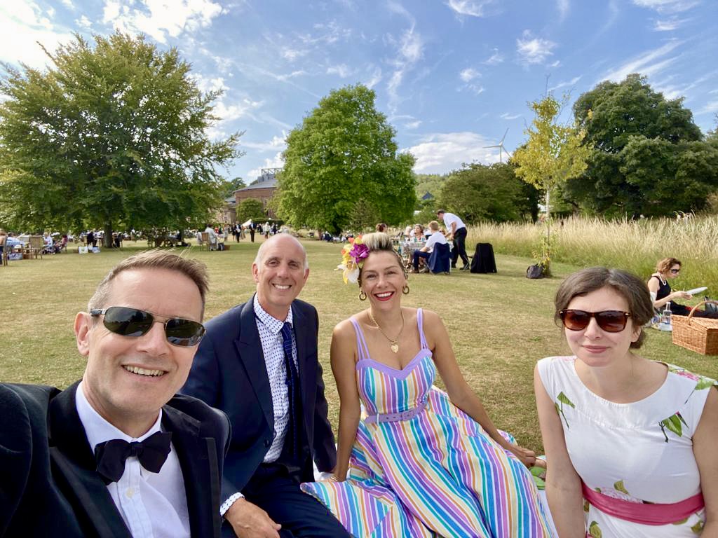clearleft's tweet photo. Some of the #Clearleft team were lucky enough to visit the stunning @glyndebourne yesterday for an evening of opera and picnics- and they did it in style! 😎 #JustYourAverageThursday https://t.co/SJGQ7Rofk6