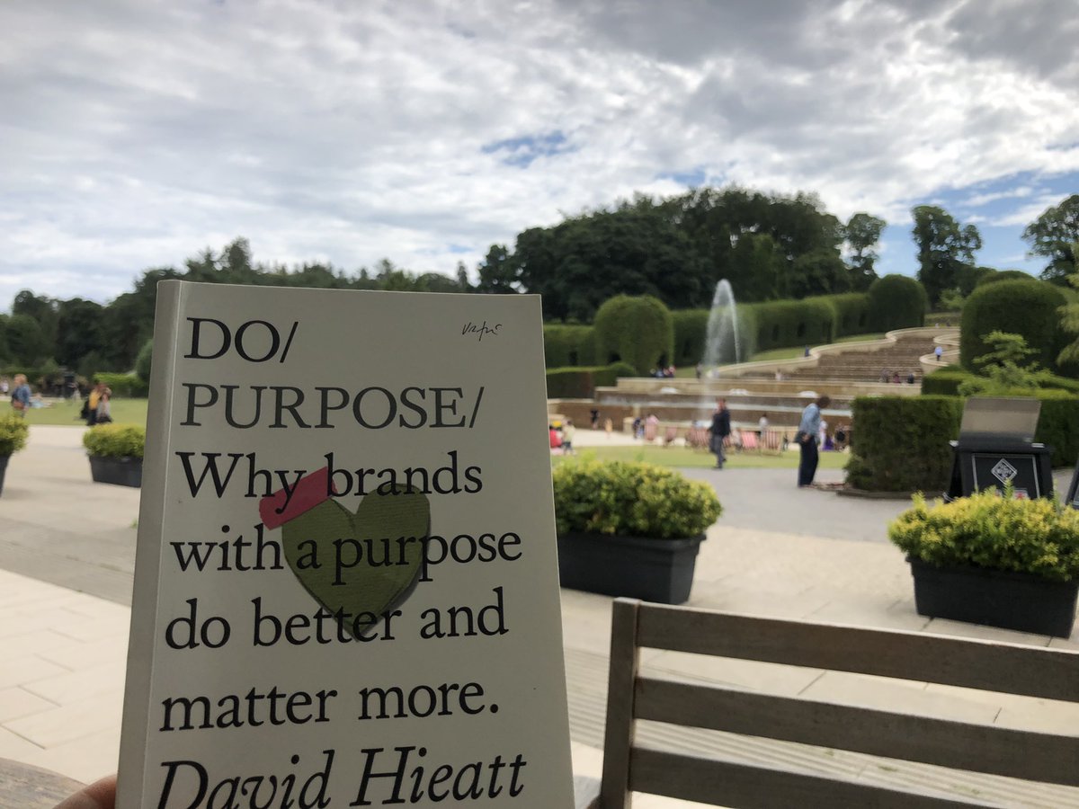 _Ben_Harding_'s tweet photo. When someone you truly value and respect gives you a book and tells you to read it…you know you’re in for a life changing read! Thank you @OJDBROWN for the gift! Thank you @davidhieatt for the inspirational wisdom! Thank you @AlnwickGarden for the venue! #dopurpose #startup https://t.co/dCAH76Ql0z