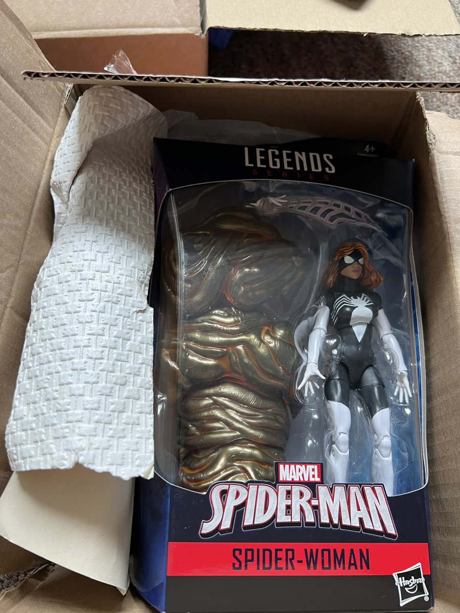 Another day, another delivery this time it’s Julia Carpenter’s Spider-Woman 🤩 

#SpiderMan #Marvel #MavelLegends #SpiderWoman #JuliaCarpenter #Hasbro #eBay