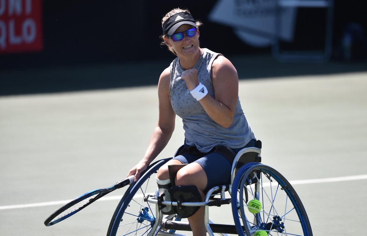 AN EPIC 'BATTLE OF THE BRITS' at the Belgian Open 🇬🇧 No.2 v 🇬🇧 No.1 @CorneliaTennis beats top seed Lucy Shuker 6-4, 3-6, 7-6(9) for her first win over a top 10-ranked player and moves on to the semi-finals. Brilliant match both 🙌😲 #BackTheBrits 🇬🇧 #wheelchairtennis