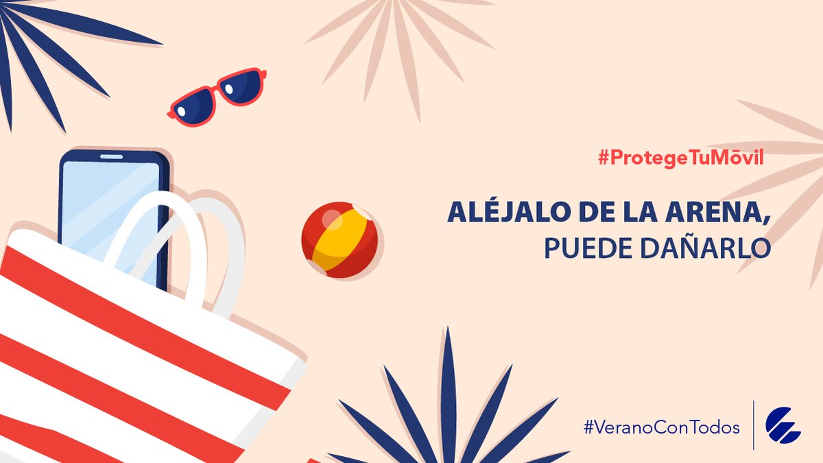 ¿Aprecias tu teléfono 📲? Cuídalo del polvo y la arena 🏖️, pueden rayar la pantalla y dañar su mecanismo interno 😰. 
#ProtegeTuMóvil📱 este #VeranoConTodos🇨🇺