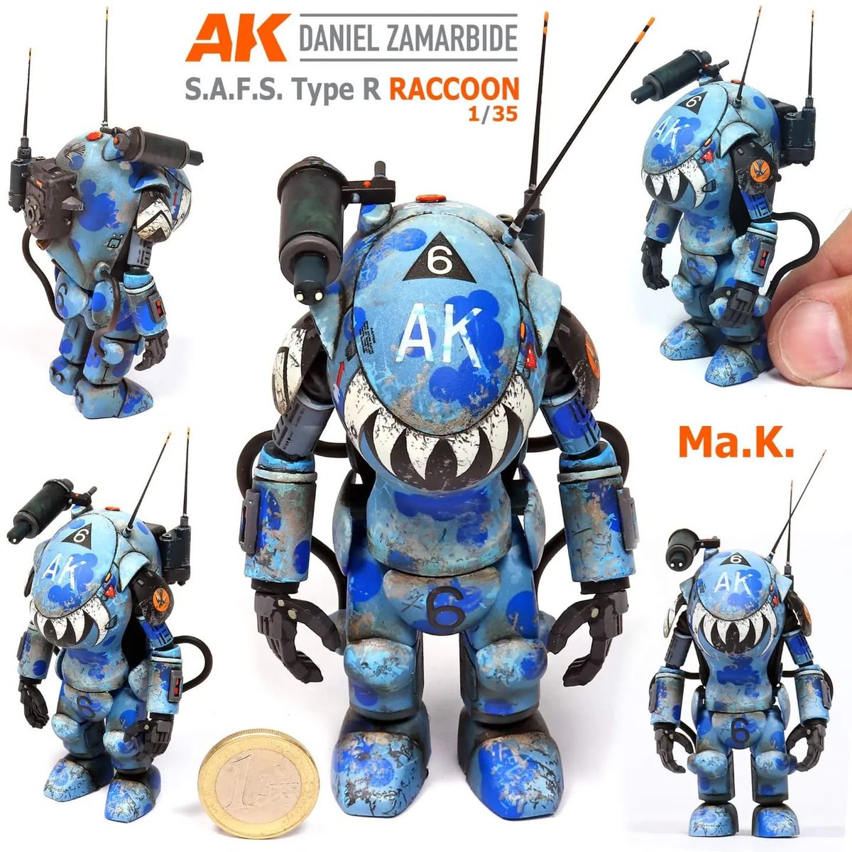 S.A.F.S. Type R "RACCOON"
🖌Daniel Zamarbide

#AKInteractive #Modelling #Weathering