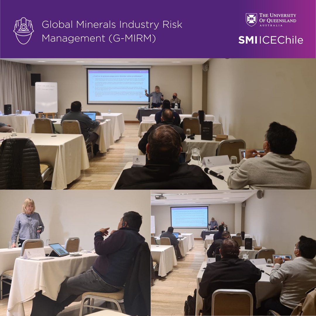 SMI-ICE-Chile (@smiicechile) on Twitter photo G-MIRM es el estándar de la industria minera en cuanto a seguridad.
El módulo G3: Gestión de Riesgos de Seguridad para líderes se realizará en Lima, Perú!
🗓️29ago al 1 sept
contacto@smiicechile.cl
#seguridaminera #mineria #chile G-MIRM es el estándar de la industria minera en cuanto a seguridad.
El módulo G3: Gestión de Riesgos de Seguridad para líderes se realizará en Lima, Perú!
🗓️29ago al 1 sept
contacto@smiicechile.cl
#seguridaminera #mineria #chile