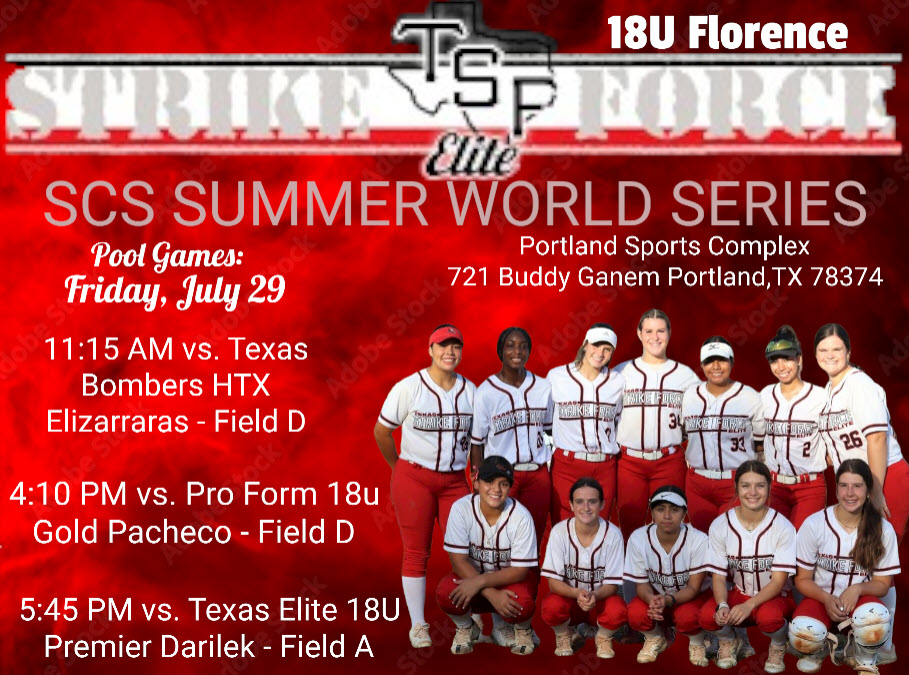 siarra quintero (@siarra_tsf05) on Twitter photo Come watch my team and I compete at #scssummerworldseries in Portland,TX It's going to be a 🔥one! <a href="/TexasStrike/">Texas Strike Force</a> <a href="/TSFElite/">Suzon Martin</a> Come watch my team and I compete at #scssummerworldseries in Portland,TX It's going to be a 🔥one! <a href="/TexasStrike/">Texas Strike Force</a> <a href="/TSFElite/">Suzon Martin</a>